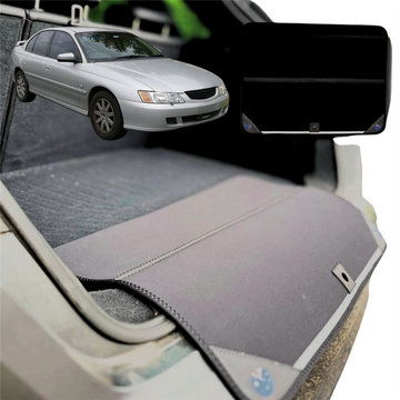 Rear Cargo Boot Bumper Protector for Holden Commodore 1997 - 2006 (VT VX VY VZ) - Standard (72 x 55) - Black