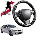 Black Samurai Segmented Steering Wheel Cover for Holden Commodore 2007 - 2013 (VE)-1