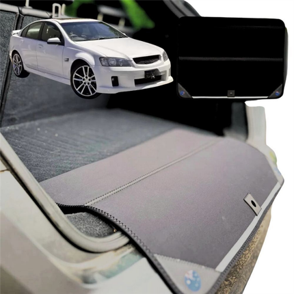 Rear Cargo Boot Bumper Protector for Holden Commodore 2007 - 2013 (VE) - Standard (72 x 55) - Black