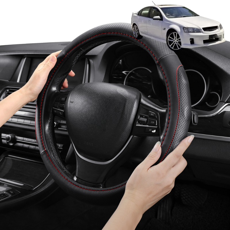 Steering Wheel Cover Pro Extra Layer for Holden Commodore 2007-2013 (VE) - Breathable & Anti-Slip - Circle 38 cm