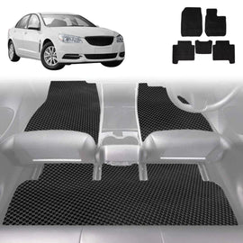 6D Diamond Car Floor Mats for Holden Commodore 2013 - 2017 (VF) - Custom-Fit Carpet Liner