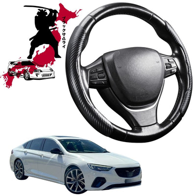 Black Samurai Segmented Steering Wheel Cover for Holden Commodore 2018 - 2020 (ZB)