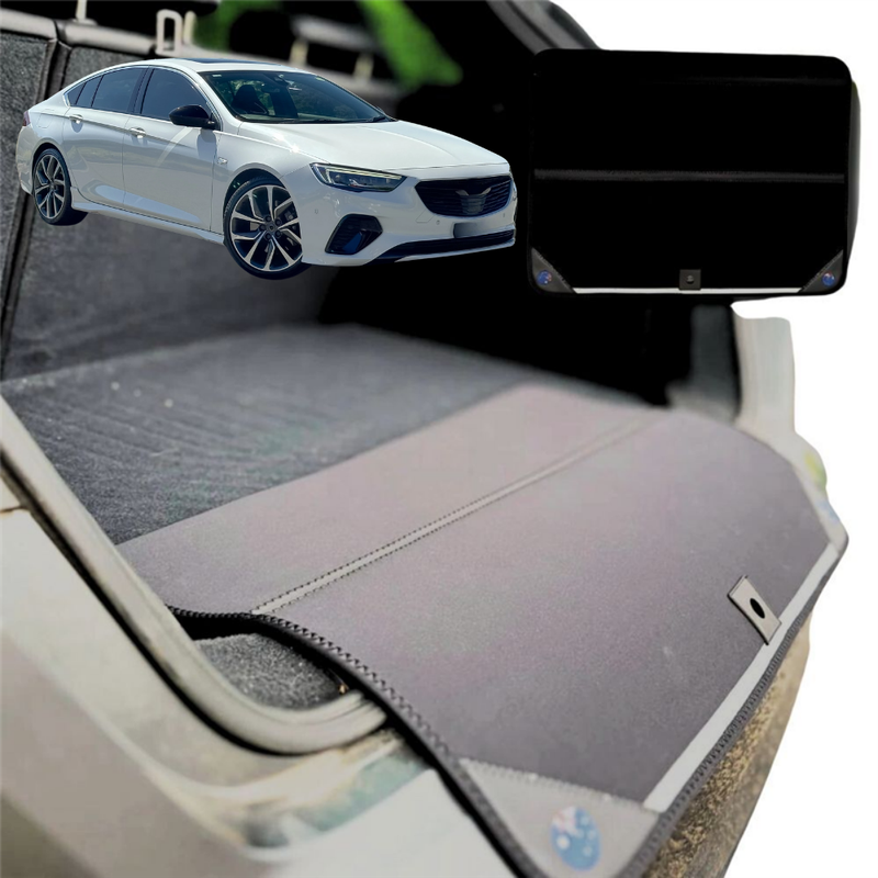 Rear Cargo Boot Bumper Protector for Holden Commodore 2018 - 2020 (ZB) - Standard (72 x 55) - Black