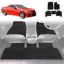 6D Diamond Car Floor Mats for Holden Commodore Ute Single Cab 2007 - 2017 (VE VF) - Custom-Fit Carpet Liner-1