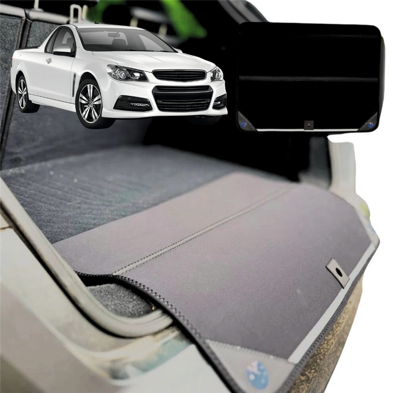 Rear Cargo Boot Bumper Protector for Holden Commodore Ute Single Cab 2018 - 2020 (ZB) - Standard (72 x 55) - Black