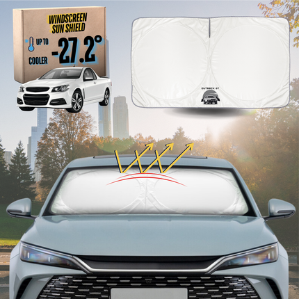 Front Windscreen Sun Shade for Holden Commodore Ute Single Cab 2018 - 2020 (ZB) - Standard 150 x 85 cm