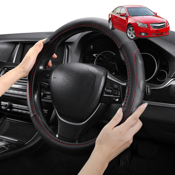 Steering Wheel Cover Pro Extra Layer for Holden Cruze 2009-2016 JH - Breathable & Anti-Slip - Circle 38 cm