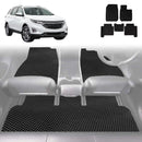 6D Diamond Car Floor Mats for Holden Equinox 2017 - 2020 EQ - Custom-Fit Carpet Liner-1