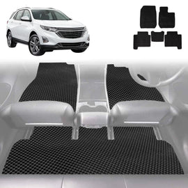6D Diamond Car Floor Mats for Holden Equinox 2017 - 2020 EQ - Custom-Fit Carpet Liner