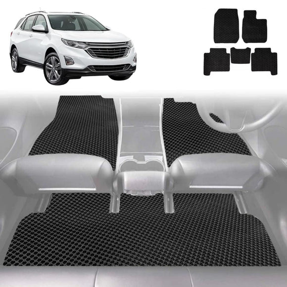 6D Diamond Car Floor Mats for Holden Equinox 2017 - 2020 EQ - Custom-Fit Carpet Liner
