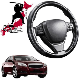 Black Samurai Segmented Steering Wheel Cover for Holden Malibu 2013 - 2016 EM