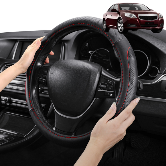 Steering Wheel Cover Pro Extra Layer for Holden Malibu 2013-2016 EM - Breathable & Anti-Slip - Circle 38 cm
