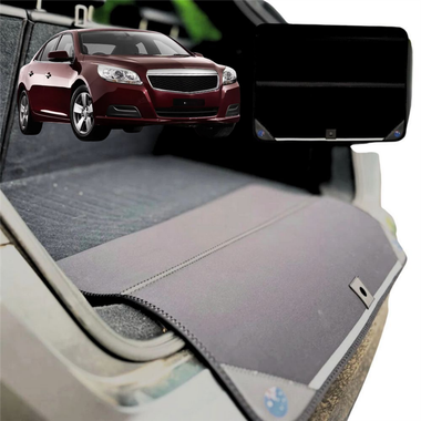 Rear Cargo Boot Bumper Protector for Holden Malibu 2013 - 2016 EM - Standard (72 x 55) - Black