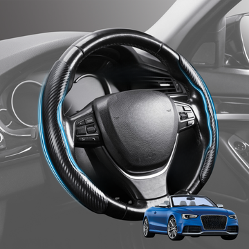 Segmented Steering Wheel Cover for Audi A5 S5 RS5 2017 - Current (Coupe/Cabriolet) - Universal Size