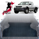 Black Samurai UTE Tub Mat Tray Liner for Holden Rodeo 2003 - 2008 (2-Door Single Cab) (With Spray On Liner or No Liner) - Black-1