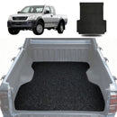 Honeycomb UTE Tub Mat Tray Liner for Holden Rodeo 2003 - 2008 (2-Door Single Cab) (With Spray On Liner or No Liner) - Black & Grey-1