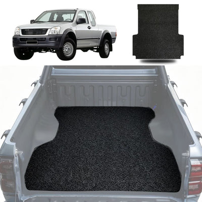 Honeycomb UTE Tub Mat Tray Liner for Holden Rodeo 2003 - 2008 (2-Door Single Cab) (With Spray On Liner or No Liner) - Black & Grey