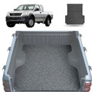 Honeycomb UTE Tub Mat Tray Liner for Holden Rodeo 2003 - 2008 (2-Door Single Cab) (With Spray On Liner or No Liner) - Black & Grey-10