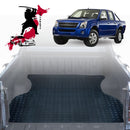 Black Samurai UTE Tub Mat Tray Liner for Holden Rodeo 2003 - 2008 (4-Door Crew Cab) - Black-1
