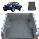 Honeycomb UTE Tub Mat Tray Liner for Holden Rodeo 2003 - 2008 (4-Door Crew Cab) - Black & Grey-10