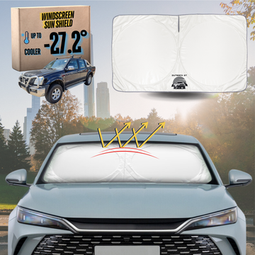 Front Windscreen Sun Shade for Holden Rodeo 2003 - 2008 (4-Door Crew Cab) - Standard 150 x 85 cm