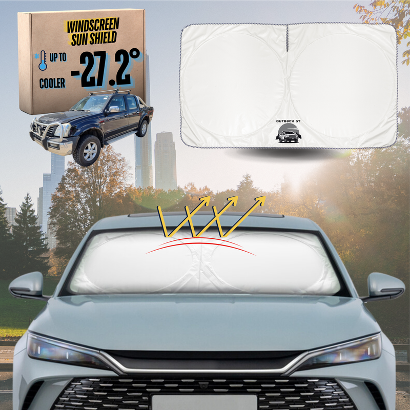 Front Windscreen Sun Shade for Holden Rodeo 2003 - 2008 (4-Door Crew Cab) - Standard 150 x 85 cm