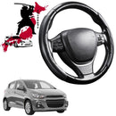 Black Samurai Segmented Steering Wheel Cover for Holden Spark 2015 - Current (MP)-1