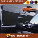 Front Windscreen Sun Shade for Holden Torana 1974 - 1980 (LH LX UC) - Standard 150 x 85 cm - Black-1