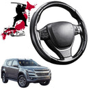 Black Samurai Segmented Steering Wheel Cover for Holden Trailblazer 2016 - 2020 RG-1