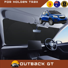 Front Windscreen Sun Shade for Holden Trax 2013 - 2020 TJ - Standard 150 x 85 cm - Black