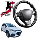Black Samurai Segmented Steering Wheel Cover for Holden Trax 2013 - 2020 TJ-1