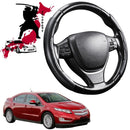 Black Samurai Segmented Steering Wheel Cover for Holden Volt 2010 - 2015-1