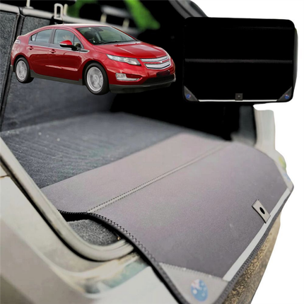 Rear Cargo Boot Bumper Protector for Holden Volt 2010 - 2015 - Standard (72 x 55) - Black