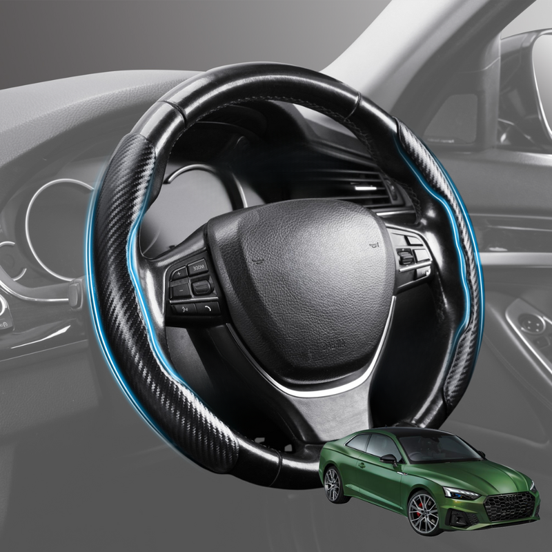 Segmented Steering Wheel Cover for Audi A5 S5 RS5 2017 - Current F5 - Universal Size
