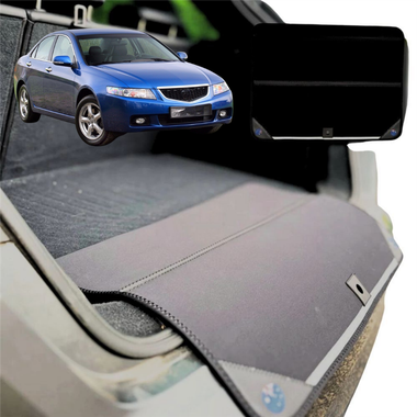 Rear Cargo Boot Bumper Protector for Honda Accord 2003 - 2008 (7th Gen) - Standard (72 x 55) - Black