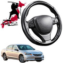 Black Samurai Segmented Steering Wheel Cover for Honda Accord 2008 - 2012 (8th Gen)-1
