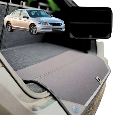 Rear Cargo Boot Bumper Protector for Honda Accord 2008 - 2012 (8th Gen) - Standard (72 x 55) - Black