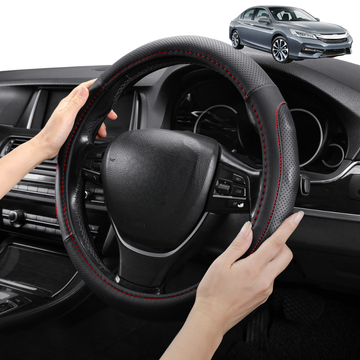 Steering Wheel Cover Pro Extra Layer for Honda Accord 2012-2017 (9th Gen) - Breathable & Anti-Slip - Circle 38 cm