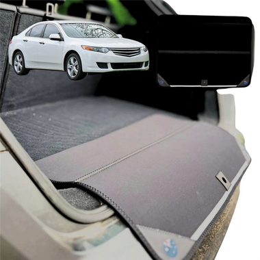Rear Cargo Boot Bumper Protector for Honda Accord Euro 2002 - 2008 CL - Standard (72 x 55) - Black