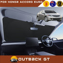 Front Windscreen Sun Shade for Honda Accord Euro 2008 - 2014 CU - Standard 150 x 85 cm - Black-1