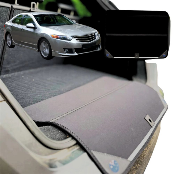 Rear Cargo Boot Bumper Protector for Honda Accord Euro 2008 - 2014 CU - Standard (72 x 55) - Black