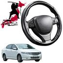 Black Samurai Segmented Steering Wheel Cover for Honda City 2007 - 2014 GM2, GM3-1