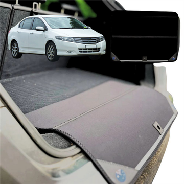 Rear Cargo Boot Bumper Protector for Honda City 2007 - 2014 GM2, GM3 - Standard (72 x 55) - Black