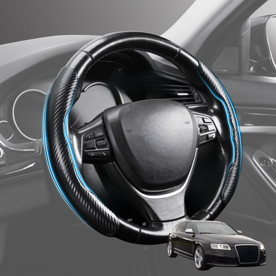 Segmented Steering Wheel Cover for Audi A6 S6 RS6 2004 - 2011 (C6) - Universal Size