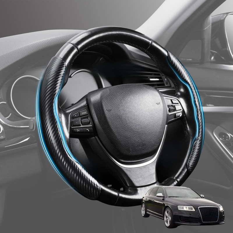 Segmented Steering Wheel Cover for Audi A6 S6 RS6 2004 - 2011 (C6) - Universal Size