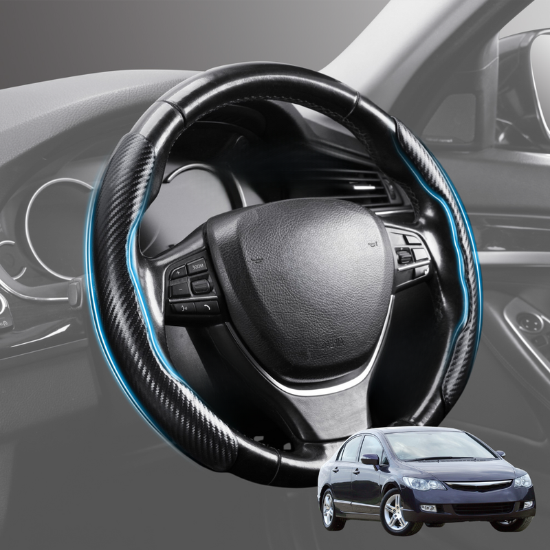 Segmented Steering Wheel Cover for Honda Civic 2006 - 2012 Sedan(8th Gen)
