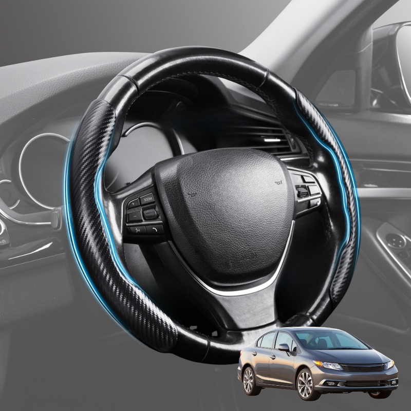 Segmented Steering Wheel Cover for Honda Civic 2012 - 2016 (Sedan, 9th Gen)