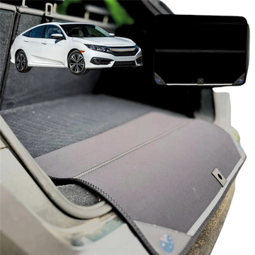 Rear Cargo Boot Bumper Protector for Honda Civic 2016 - 2021 (10th Gen) - Standard (72 x 55) - Black