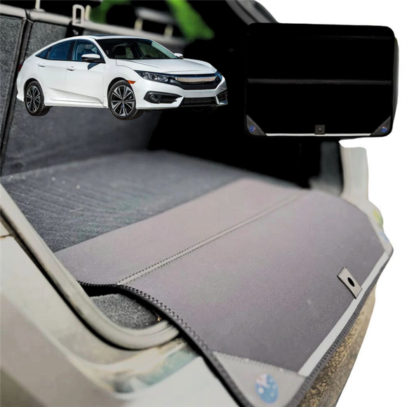 Rear Cargo Boot Bumper Protector for Honda Civic 2016 - 2021 (10th Gen) - Standard (72 x 55) - Black