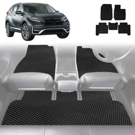 6D Diamond Car Floor Mats for Honda CR-V 2017 - 2022 RW - Custom-Fit Carpet Liner